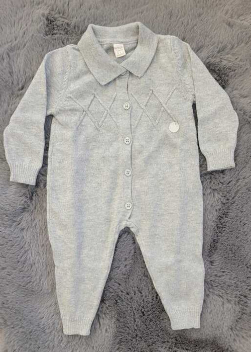 Gray Knitted 5 Piece Baby Gift Set