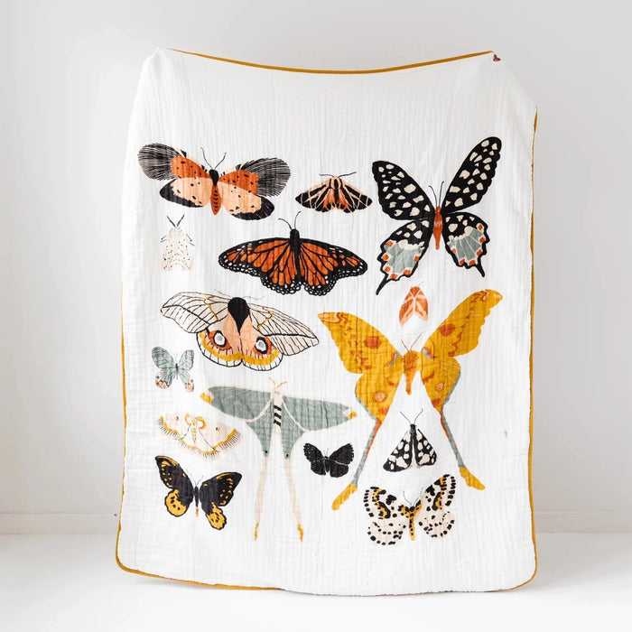Large Butterfly Collector Throw Blanket