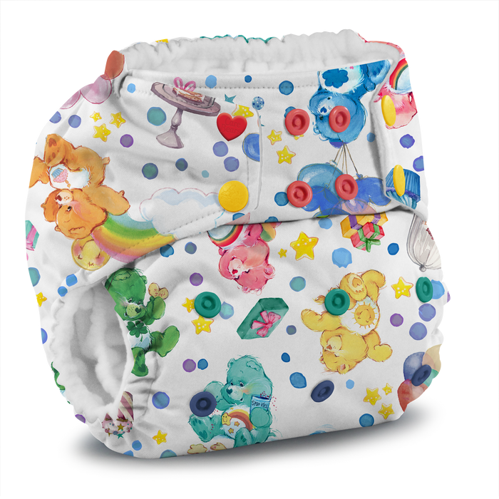 Print g2 One Size Pocket Diaper with 6-r Soaker- SNAP | Rumparooz - Nature Baby Outfitter