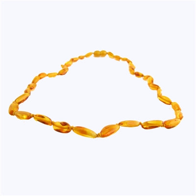 22’” Amber Necklace | Real Baltic Amber and Gemstones by The Amber Monkey