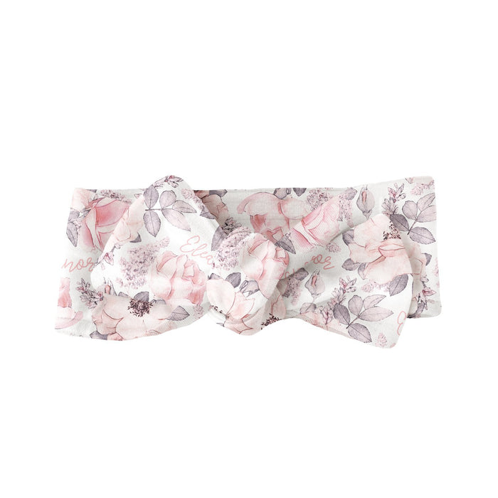 Personalized Bow  - Wallpaper Floral | Sugar + Maple