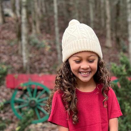 Cream Maddy Knit Hat — Nature Baby Outfitter