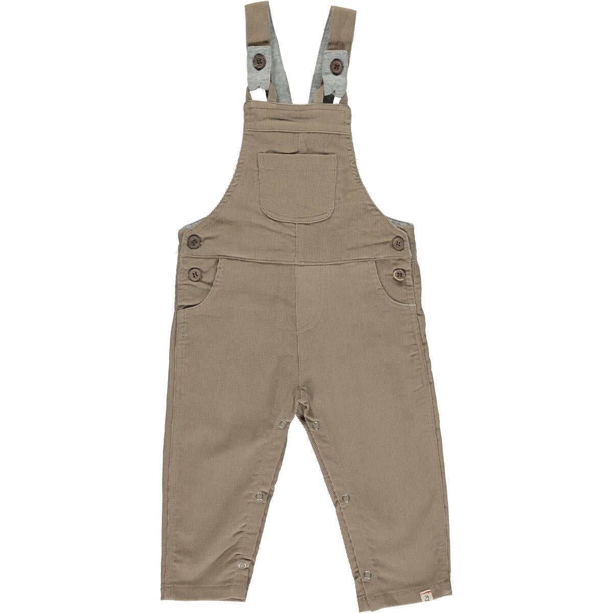 Grey Harrison Cord Overalls — Nature Baby Outfitter
