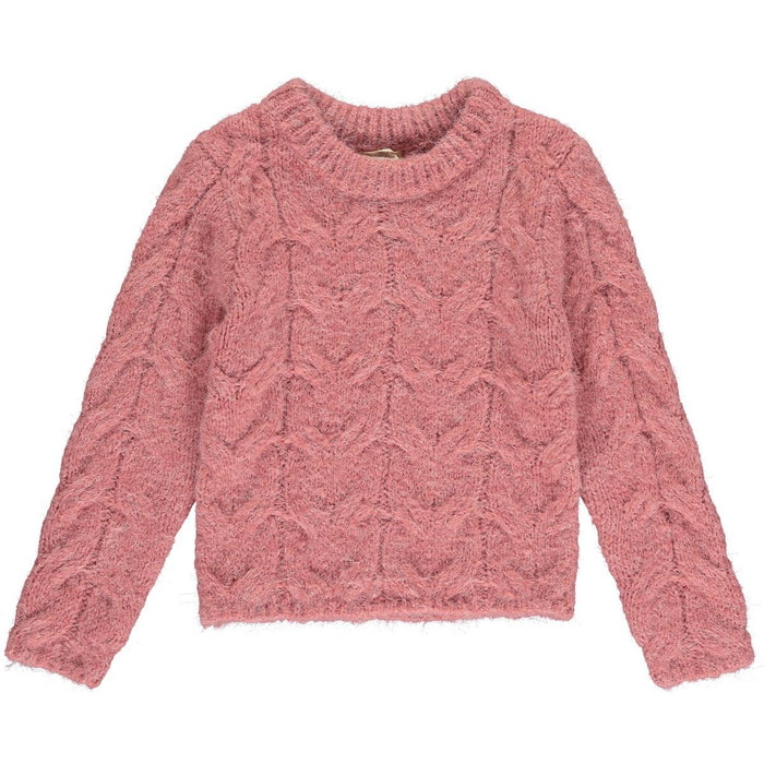 Pink Gracie Wool Blend Sweater