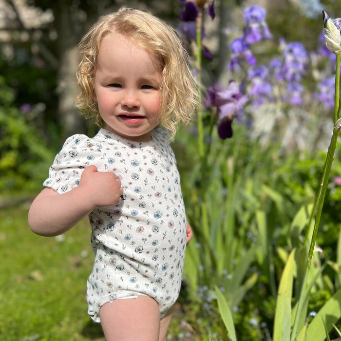 Flowers & Plants White Mia Bodysuit