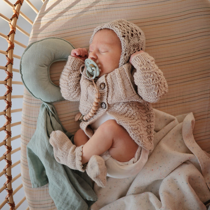 FRIGG Moon Natural Rubber Pacifier 2-Pack - Nature Baby Outfitter