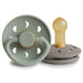 FRIGG Moon Natural Rubber Pacifier 2-Pack - Nature Baby Outfitter