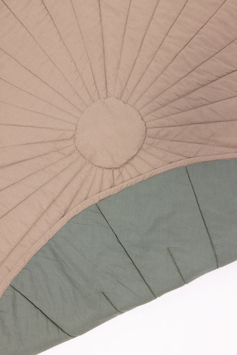 Desert Lark/Acadian - Linen Quilted Playmat - Nature Baby Outfitter