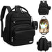 Trendy Black Jumbo Play Diaper Bag Backpack, Baby Bag with Changing Pad - Nature Baby Outfitter