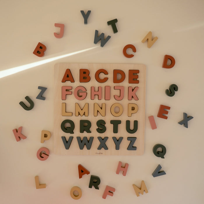 Wooden Alphabet Puzzle - Nature Baby Outfitter