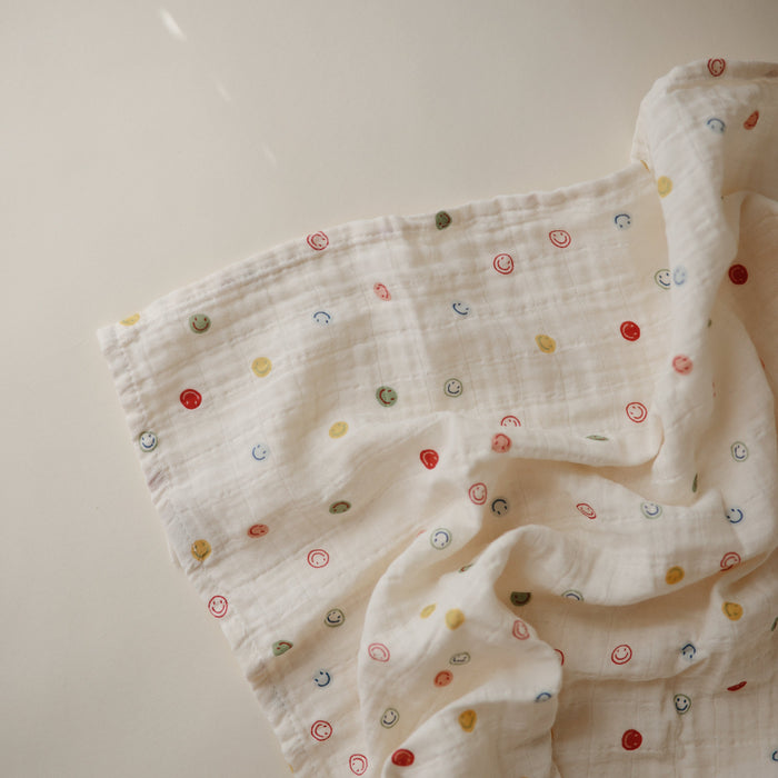 Organic Cotton Muslin Swaddle Blanket - Nature Baby Outfitter