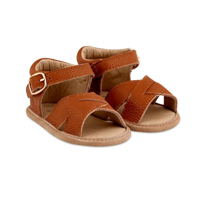 Tawny Leather Baby Sandals