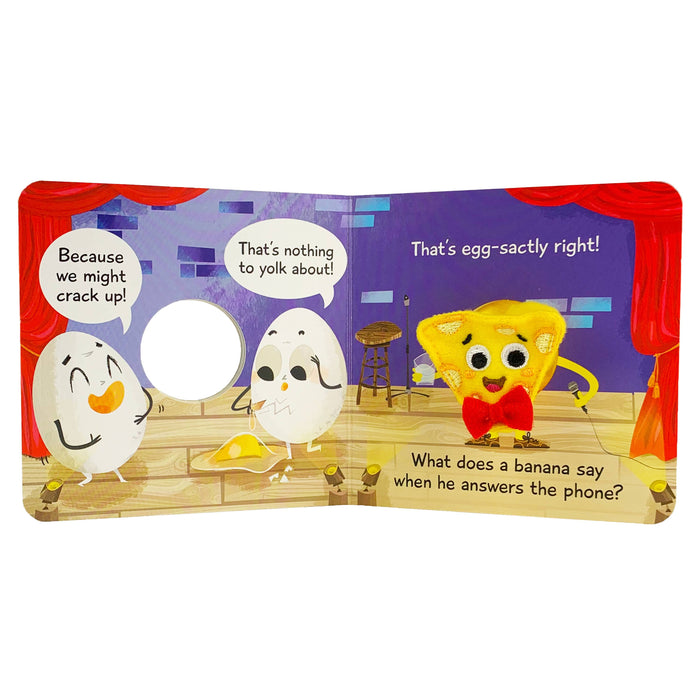 A Cheesy Little Joke Book Finger Puppet Board Book