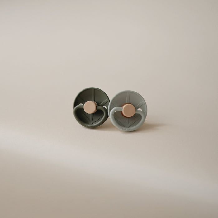 FRIGG Little Viking Natural Rubber Pacifier 2-Pack - Nature Baby Outfitter