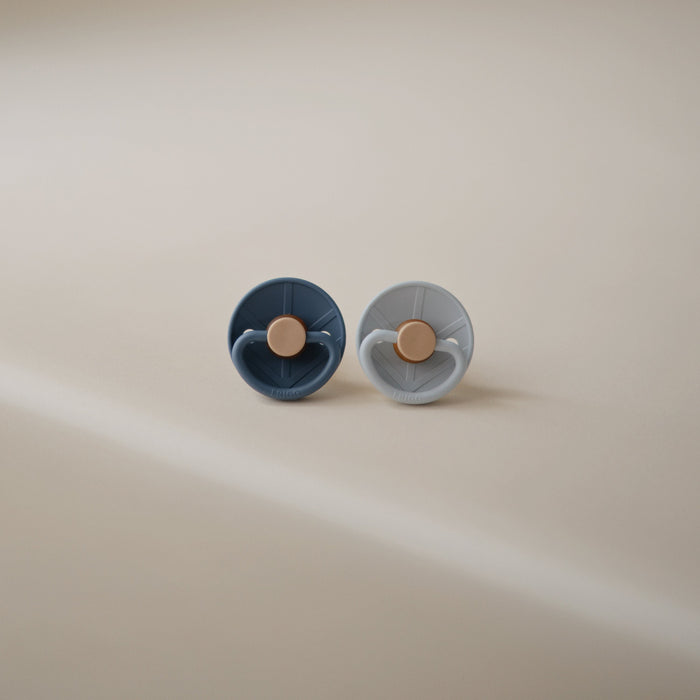 FRIGG Little Viking Natural Rubber Pacifier 2-Pack - Nature Baby Outfitter