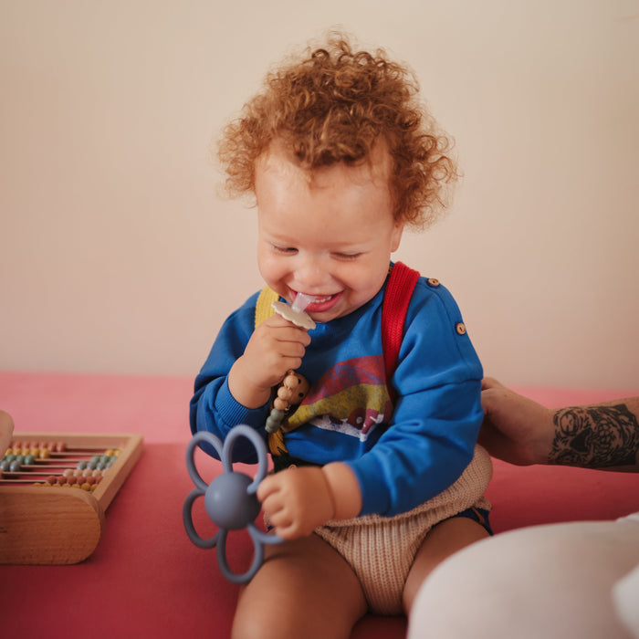 Daisy Rattle Teether - Nature Baby Outfitter