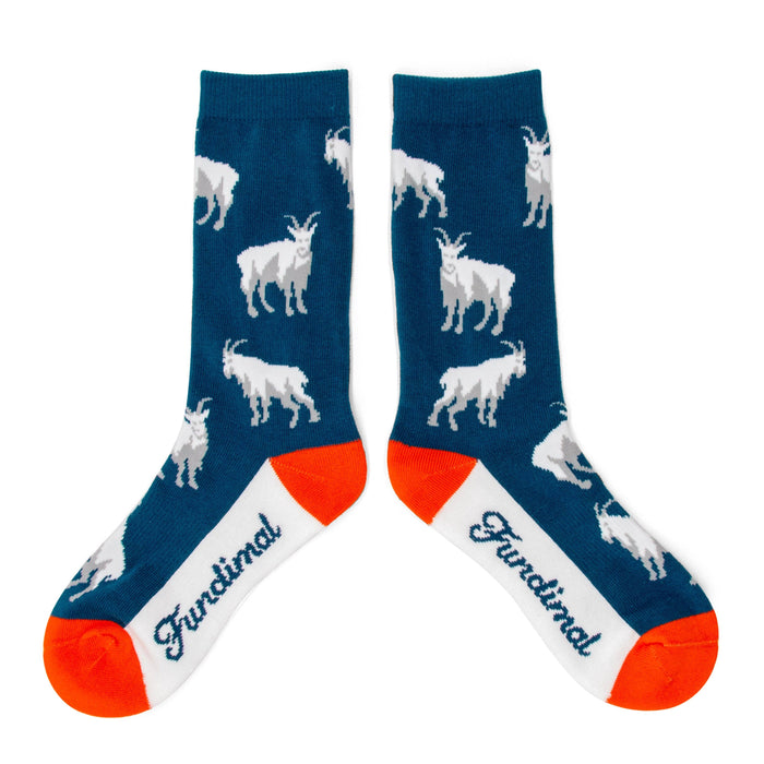 Big Kids Mountain Goat All Over Socks