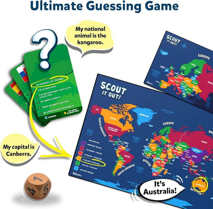 Scout It Out Countries of The World Board Game