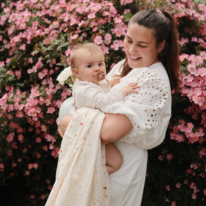 Organic Cotton Muslin Swaddle Blanket - Nature Baby Outfitter