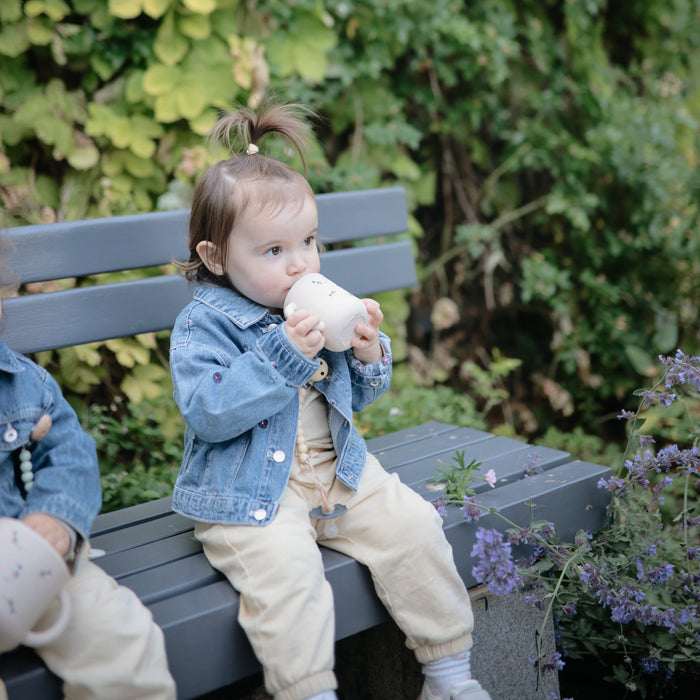 Silicone Training Cup + Straw - Nature Baby Outfitter