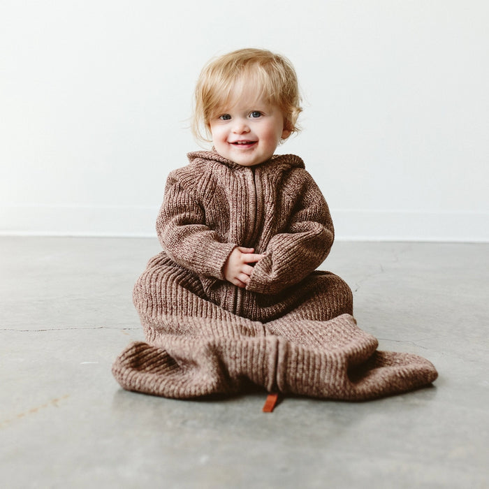 Bark Organic Cotton Knit Wearable Blanket