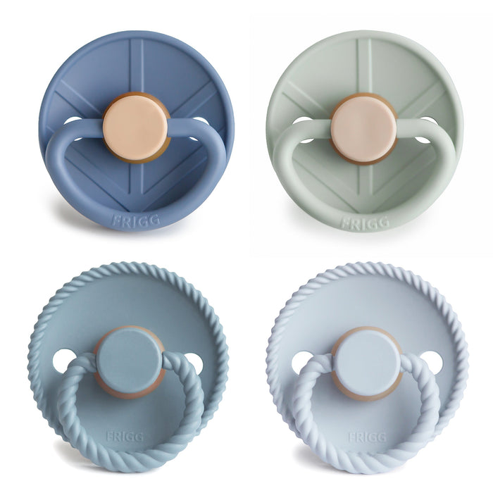 FRIGG Natural Rubber Pacifier 4-Pack - Nature Baby Outfitter