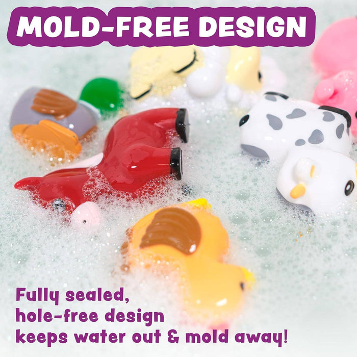 Mold Free Bath Toys, 6 Pack