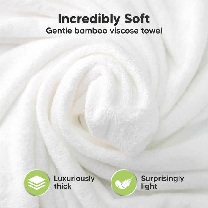 KeaBabies Luxe Baby Hooded Towel