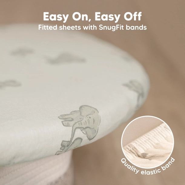 Isla Bassinet Fitted Sheets Set