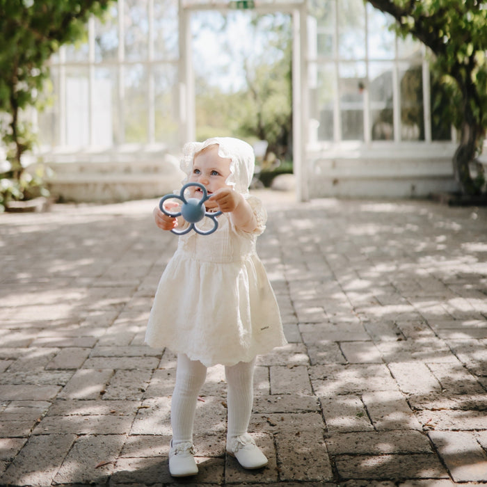 Daisy Rattle Teether - Nature Baby Outfitter