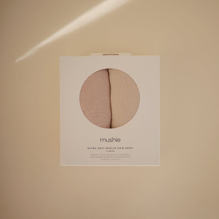 Extra Soft Muslin Crib Sheet - 2 Pack - Nature Baby Outfitter