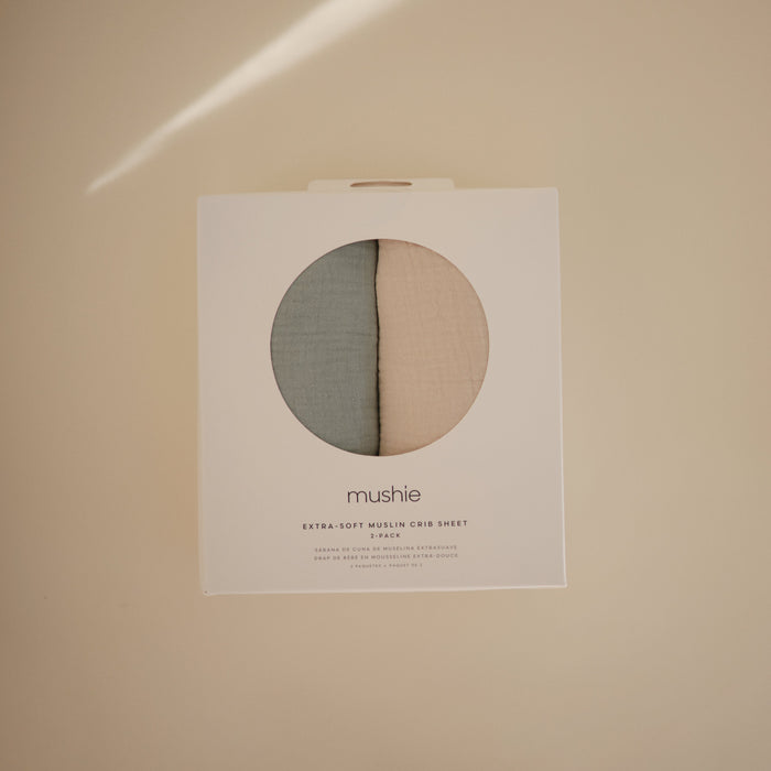 Extra Soft Muslin Crib Sheet - 2 Pack - Nature Baby Outfitter