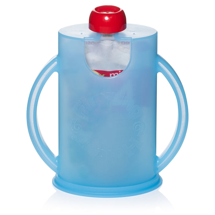 Flipping Holder DELUXE w/ LID (Blue) - Nature Baby Outfitter