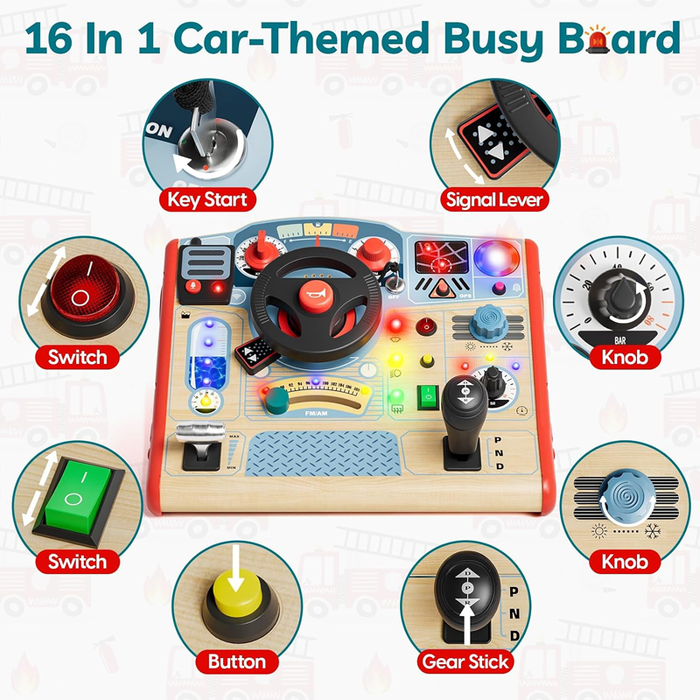 Firetruck Busy Board