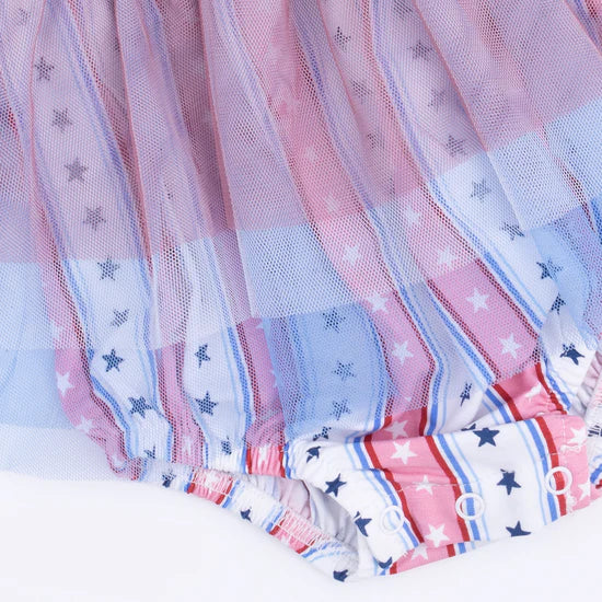 Stars and Stripes Tutu Bubble Romper