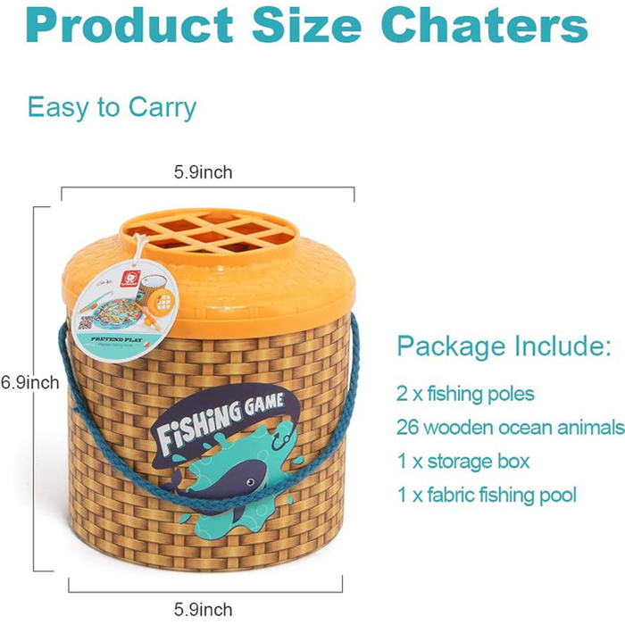 Montessori Toddler Fishing Game