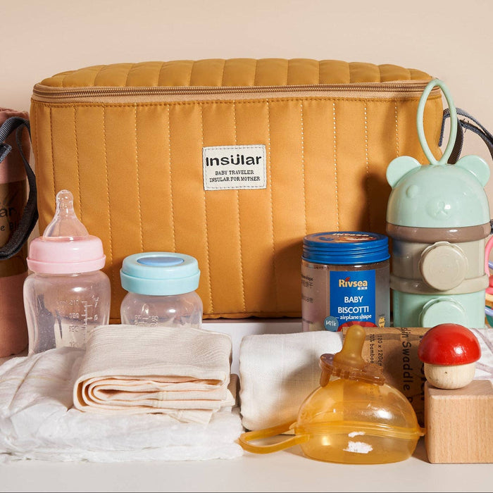 Multi-Functional Waterproof Baby Stroller Organizer Bag