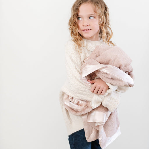SATIN BORDER RECEIVING BLANKETS - Nature Baby Outfitter