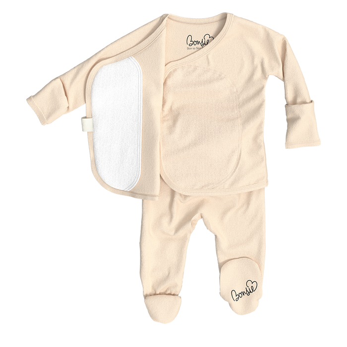 Oat Bamboo Footie Pajamas