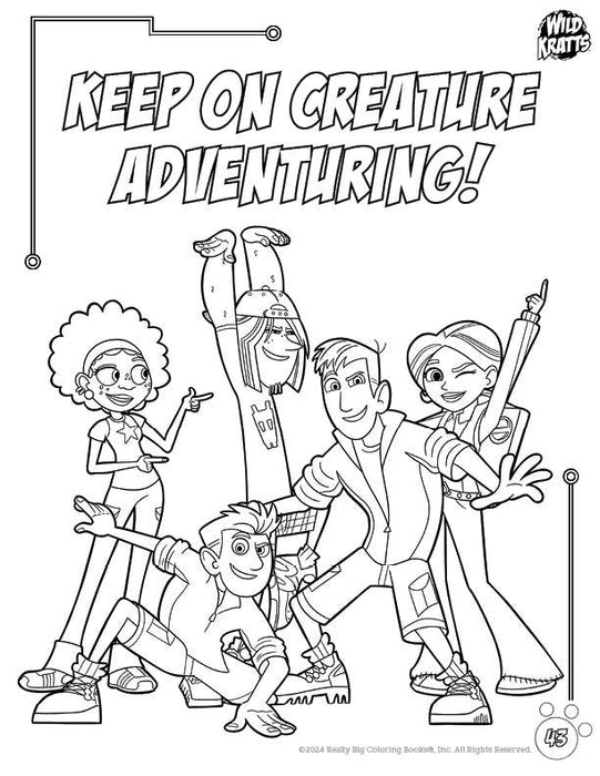 Wild Kratts® Coloring Book