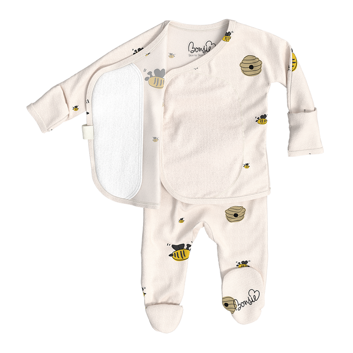 Bees & Honey Bamboo Footie Pajamas