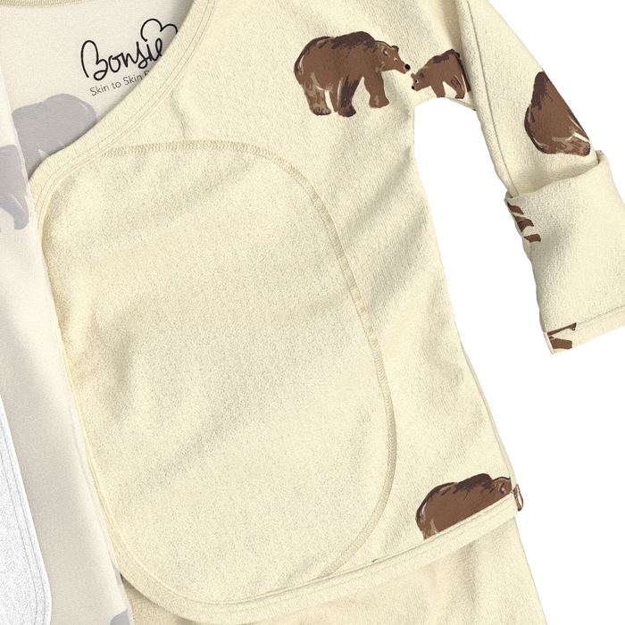 Mama Bear Bamboo Footie Pajamas