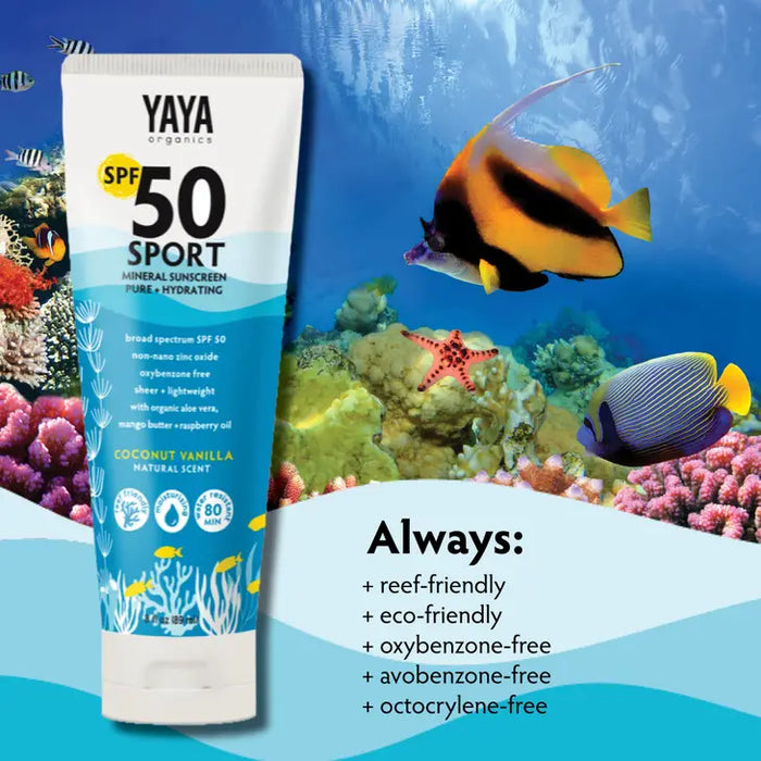 Sport Spf 50 Pure & Hydrating Mineral Sunscreen