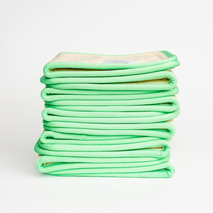 Heavy - Green - Essential Cloth Diaper Insert - Hemp Cotton Bamboo Viscose