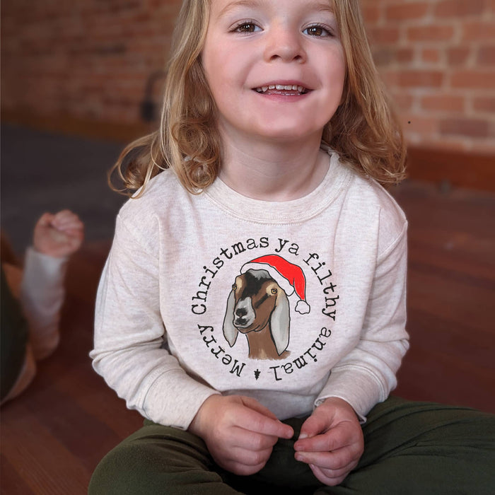 Filthy Animal Christmas Goat Pajamas Holiday PJ Kid Clothes