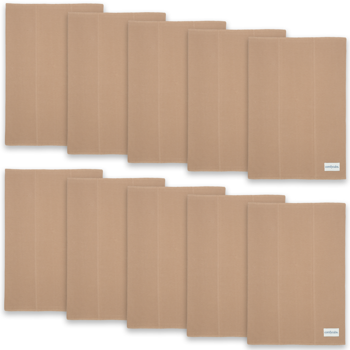 Cotton Burp Cloths in Cedar