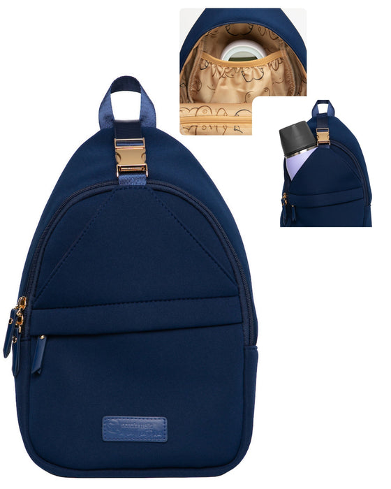 Sarah Wells Allie Sling Pump Bag – Neoprene Crossbody with Insulated Pocket – Fits Wearable & Portable Pumps