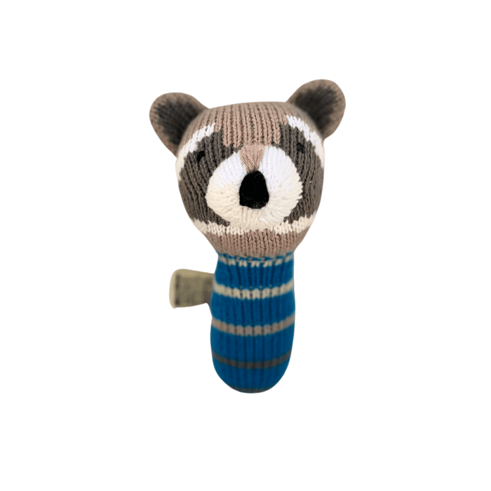 mini rattle | ramsay the raccoon