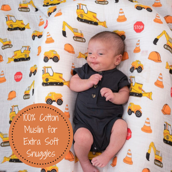 Under Construction Swaddle Blanket