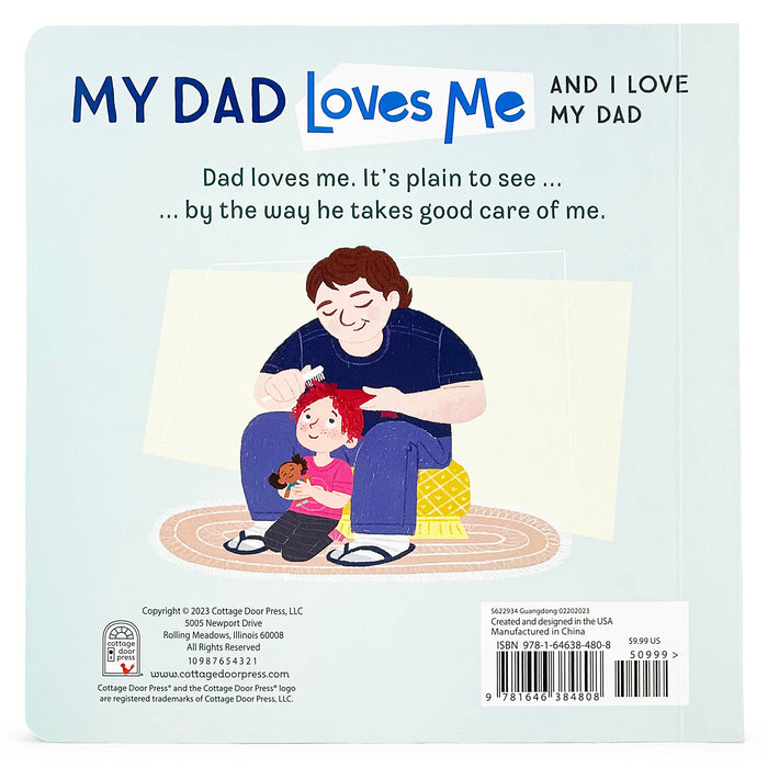 My Dad Loves Me Board Book